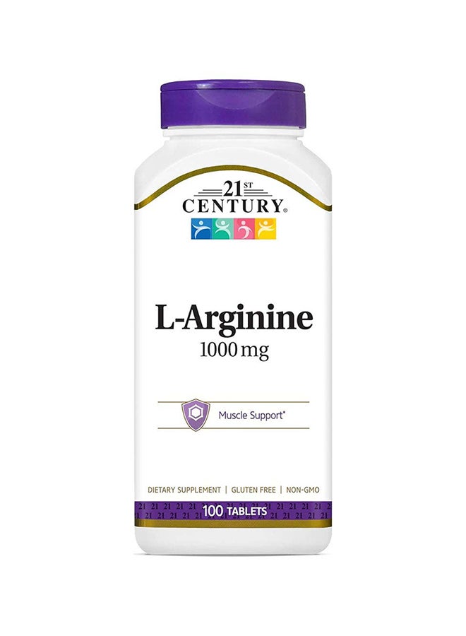 القرن الحادي والعشرون مكمل غذائي إل- أرجينين لدعم العضلات، بتركيز 1000 مجم - Image 1